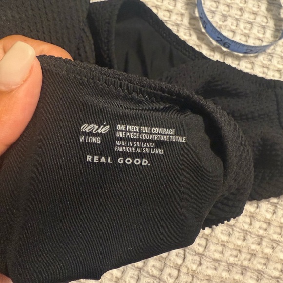 Stylish Black One Piece Swimsuit - Picture 9 of 10